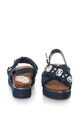 Oakoui Sandale slingback din denim, cu platforma si strasuri Giglio Femei