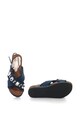 Oakoui Sandale slingback din denim, cu platforma si strasuri Giglio Femei