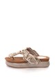 Oakoui Papuci flip-flop wedge cu decoratiuni Giglio Femei