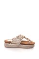 Oakoui Papuci flip-flop wedge cu decoratiuni Giglio Femei