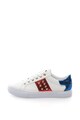 GUESS Műbőr sneakers cipő fémes hatású anyagbetétekkel női