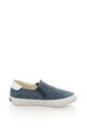 GUESS Pantofi slip-on de denim cu brant moale si garnitura de piele Baieti