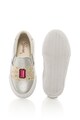 GUESS Pantofi slip-on de piele sintetica cu imprimeu grafic Baieti