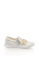 GUESS Pantofi slip-on de piele sintetica cu imprimeu grafic Baieti