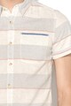 Alcott Раирана риза с петнист дизайн и джоб на гърдите Мъже