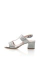 Zee Lane Collection Sandale slingback cu aspect stralucitor Femei