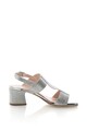 Zee Lane Collection Sandale slingback cu aspect stralucitor Femei