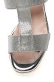 Zee Lane Collection Sandale slingback cu aspect stralucitor Femei