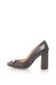 Zee Lane Collection Pantofi de piele intoarsa sintetica cu toc inalt si strasuri Femei