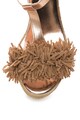 Zee Lane Collection Sandale wedge cu bareta in forma de T si ciucure Femei