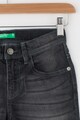 United Colors of Benetton Bermude din denim cu aspect decolorat Baieti