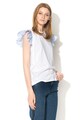 Max&Co Tricou cu volane pe maneci Dragone Femei