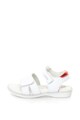 Zee Lane Sandale de piele cu velcro si inimi brodate Fete