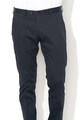 Zee Lane Collection Pantaloni eleganti slim-fit cu termiatie pliabila Barbati