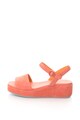 Camper Sandale wedge slingback de piele intoarsa Misia Femei