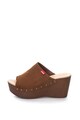 Levi's Papuci de piele intoarsa cu talpa wedge Femei