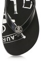 Lauren Ralph Lauren Papuci flip-flop cu aplicatie logo Ellisa Femei