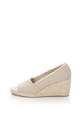 Lauren Ralph Lauren Pantofi wedge tip espadrile cu varf decupat Carmondy Femei