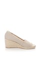 Lauren Ralph Lauren Pantofi wedge tip espadrile cu varf decupat Carmondy Femei