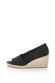 Lauren Ralph Lauren Pantofi wedge tip espadrile cu varf decupat Carmondy Femei