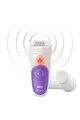 Braun Epilator  SensoSmart SE5870, 28 pensete, 2 viteze, Umed/Uscat, Alb/Mov Femei