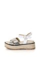 Lumberjack Sandale slingback de piele cu talpa wedge Anita Femei