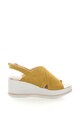 Zee Lane Sandale wedge de piele intoarsa Mango Femei