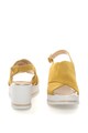 Zee Lane Sandale wedge de piele intoarsa Mango Femei