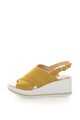 Zee Lane Sandale wedge de piele intoarsa Mango Femei