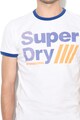 SUPERDRY Tricou cu detalii neon si logo cauciucat Posh Sport International Barbati