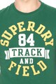 SUPERDRY Тениска Trackster с текстова щампа Мъже