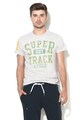 SUPERDRY Тениска Trackster с текстова щампа Мъже
