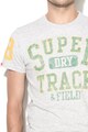 SUPERDRY Тениска Trackster с текстова щампа Мъже