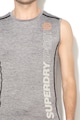 SUPERDRY Tricou cu imprimeu cauciucat, pentru fitness Barbati