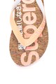 SUPERDRY Papuci flip-flop cu logo Cork Femei