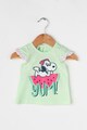 United Colors of Benetton Tricou cu imprimeu Snoopy si maneci tip aripioara Baieti