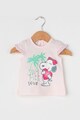 United Colors of Benetton Tricou cu imprimeu Snoopy si maneci tip aripioara Baieti