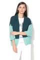 Undercolors of Benetton Cardigan de casa, fara inchidere si cu design colorblock Femei