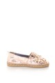 Trussardi Jeans Espadrile de piele cu aspect metalizat Femei