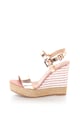 Trussardi Jeans Sandale wedge tip espadrile cu particule stralucitoare Femei