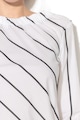 Sportmax Code Раирана блуза с шпиц деколте Жени