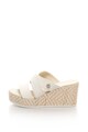 U.S. Polo Assn. Papuci wedge cu talpa cu model Tevere Femei