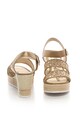 U.S. Polo Assn. U.S. Polo Assn, Sandale wedge tip espadrile cu barete stralucitoare Terni Femei