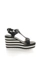 U.S. Polo Assn. Sandale wedge cu bareta in forma de T Theodora Femei