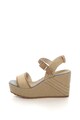 U.S. Polo Assn. Sandale wedge cu logo brodat Tilda Femei