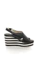 U.S. Polo Assn. Sandale wedge cu talpa in dungi Theba Rock Femei