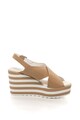 U.S. Polo Assn. Sandale wedge cu talpa in dungi Theba Rock Femei