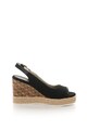 U.S. Polo Assn. Sandale wedge tip espadrile cu detalii cu aspect de iuta Topazia Femei