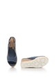 U.S. Polo Assn. Sandale wedge tip espadrile cu aspect de denim Topazia Femei