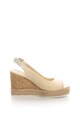 U.S. Polo Assn. Sandale wedge tip espadrile cu detalii cu aspect de iuta Topazia Femei